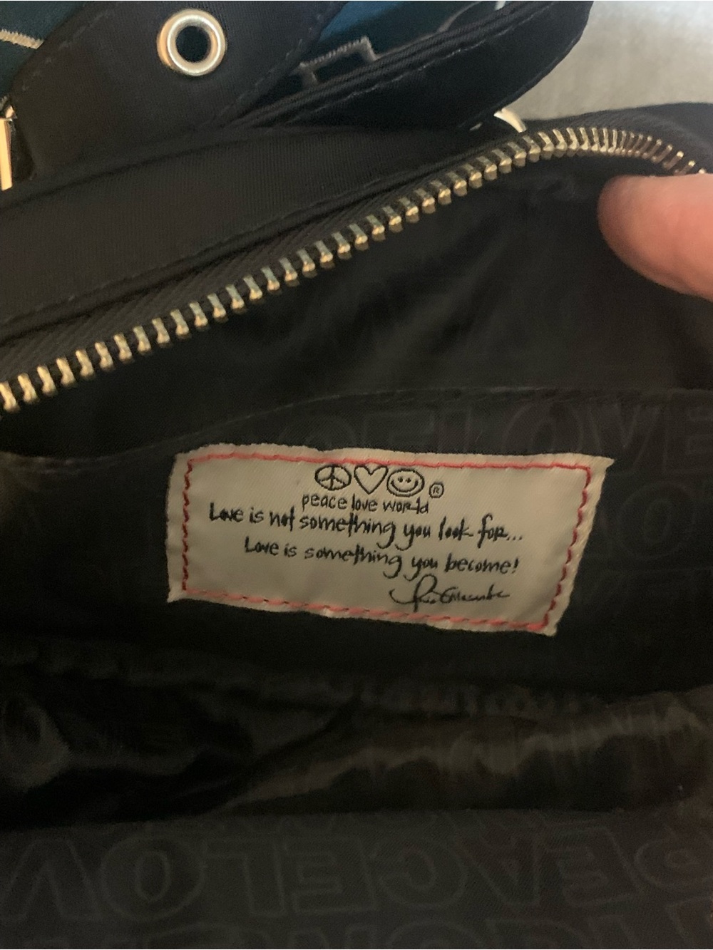 Peace,love, world Belt Bag - Picture 5 of 9